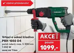 Kaufland Parkside vrtací a sekací kladivo PBH 1050 D4 nabídka