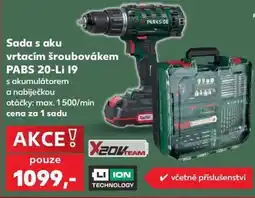 Kaufland Parkside vrtací šroubovák PABS 20-Li I9 nabídka