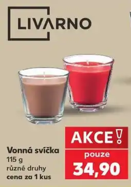 Kaufland Livarno vonná svíčka nabídka