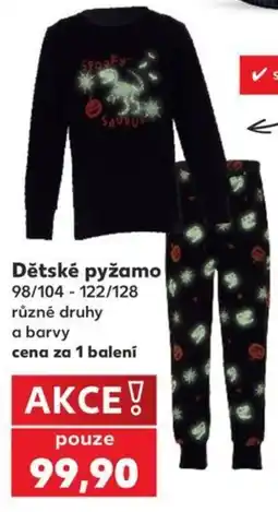 Kaufland Dětské pyžamo nabídka