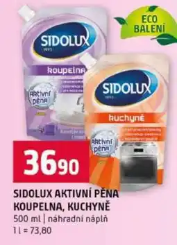 Terno SIDOLUX AKTIVNÍ PĚNA KOUPELNA, KUCHYNĚ nabídka