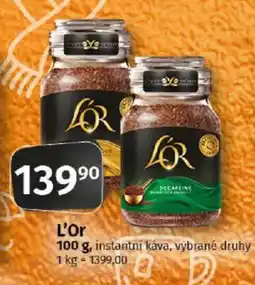 COOP TIP L'Or instantní káva vybrané druhy nabídka