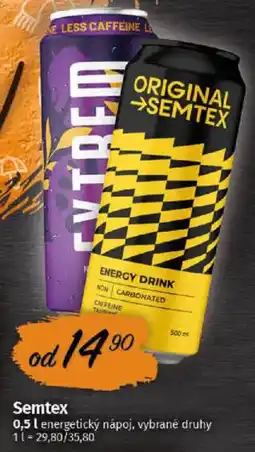 COOP TIP Semtex energetický nápoj nabídka