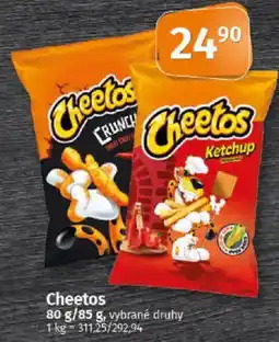 COOP TIP Cheetos vybrané druhy nabídka