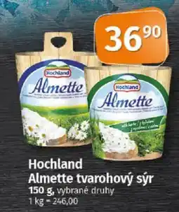 COOP TIP Hochland Almette tvarohový sýr nabídka