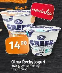 COOP TIP Olma Řecký jogurt nabídka