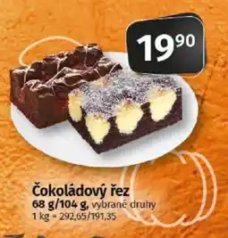 COOP TIP Čokoládový řez nabídka