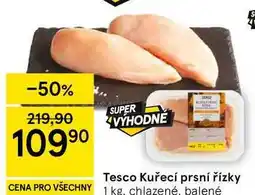 Tesco Tesco Kuřecí prsní řízky, 1 kg, chlazené nabídka