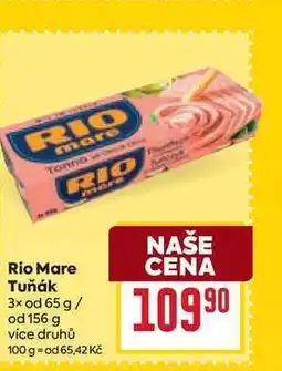 Billa Rio Mare Tuňák 3x od 65 g/ od 156 g nabídka