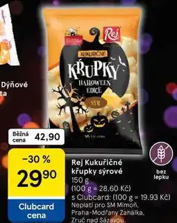 Tesco Rej Kukuřičné křupky sýrové nabídka
