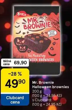 Tesco Mr. Brownie Halloween brownies nabídka