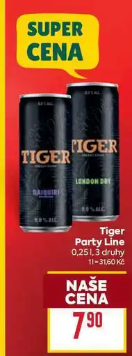 Billa Tiger Party Line nabídka