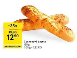 Tesco Česneková bageta nabídka