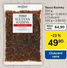 Tesco Tesco Rozinky nabídka