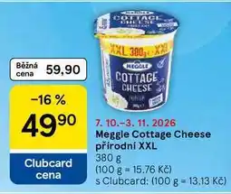 Tesco Meggle Cottage Cheese přírodní XXL nabídka