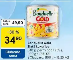 Tesco Bonduelle Gold Zlatá kukuřice nabídka