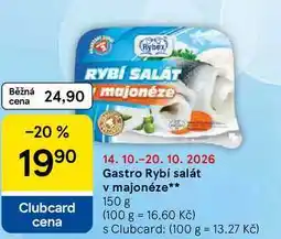 Tesco Gastro Rybí salát v majonéze nabídka