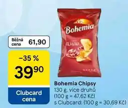 Tesco Bohemia Chipsy, 130 g, více druhů nabídka
