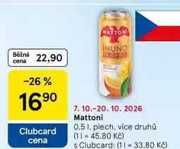 Tesco Mattoni nabídka