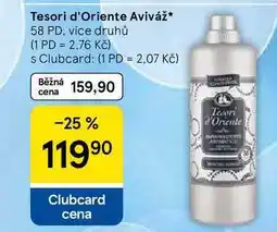 Tesco Tesori d'Oriente Aviváž, 58 PD, více druhů nabídka