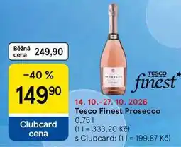Tesco Tesco Finest Prosecco nabídka
