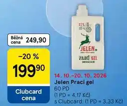 Tesco Jelen Prací gel, 60 PD nabídka
