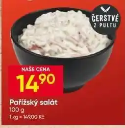 Hruška Pařížský salát nabídka