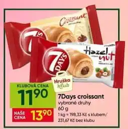 Hruška 7Days Croissant nabídka