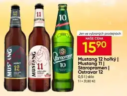 Hruška Mustang 12 hořký | Mustang 11 | Staropramen | Ostravar 12 nabídka
