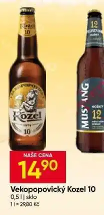 Hruška Velkopopovický Kozel 10 nabídka