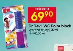 Hruška Dr. Devil WC point block nabídka