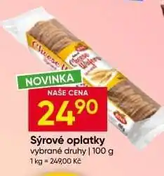 Hruška Sýrové oplatky nabídka