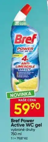 Hruška Bref Power Active WC gel nabídka
