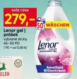 Hruška Lenor gel | prášek nabídka
