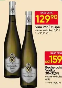 Hruška Víno Pánů z Lipé nabídka