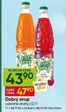 Hruška Dobrý Sirup nabídka