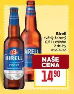 Billa Birell světlý, řezaný nabídka