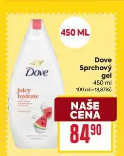 Billa Dove Sprchový gel nabídka