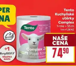 Billa Tento Kuchyňské utěrky Complex 1 role nabídka