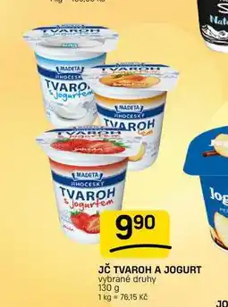 Flop JČ TVAROH A JOGURT vybrané druhy nabídka