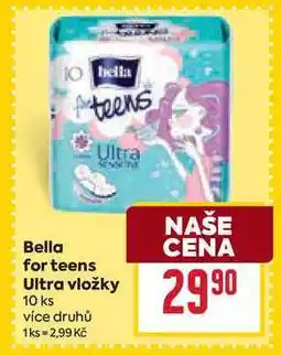 Billa Bella for teens teens Ultra vložky 10 ks nabídka