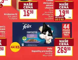 Billa Felix Kapsičky pro kočky 44× nabídka
