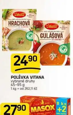 Flop POLÉVKA VITANA vybrané druhy nabídka