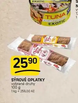 Flop SÝROVÉ OPLATKY vybrané druhy nabídka