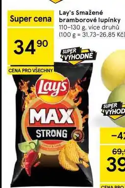 Tesco Lay's Smažené bramborové lupínky nabídka