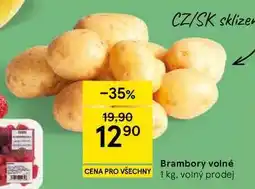 Tesco Brambory volné nabídka