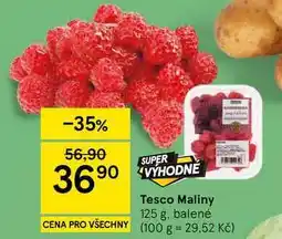 Tesco Tesco Maliny, 125 g, balené nabídka