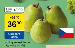 Tesco Hrušky zelené Lucas nabídka