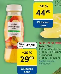 Tesco Tesco Shot, 180 ml, více druhů nabídka