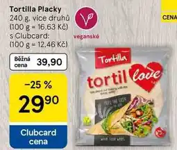 Tesco Tortilla Placky nabídka